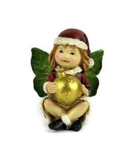 Christmas Girl Fairy, Red Winged Fairy, Green Winged Fairy, Holiday Girl Fairy, Christmas Holiday Decor