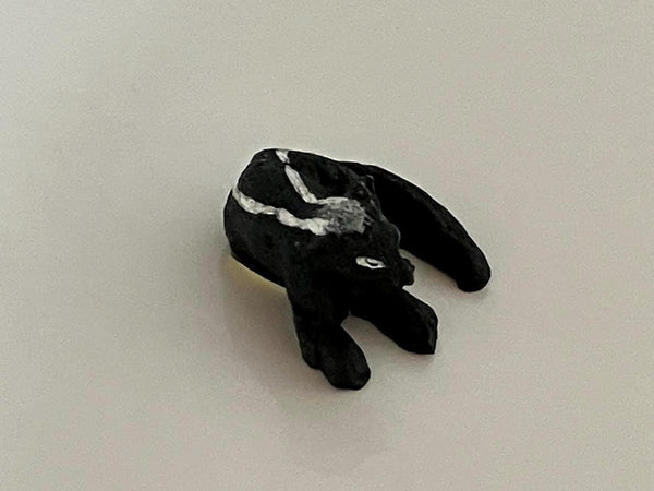 1 Micro Miniature Fairy Garden Skunk
