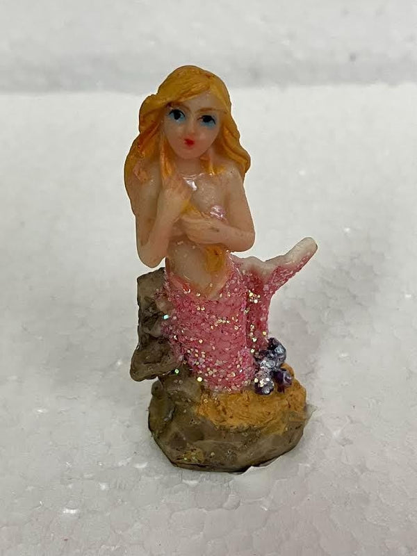 Micro Miniature Mermaid with a Pink Tail 2
