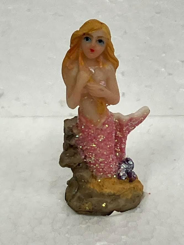 Micro Miniature Mermaid with a Pink Tail 2