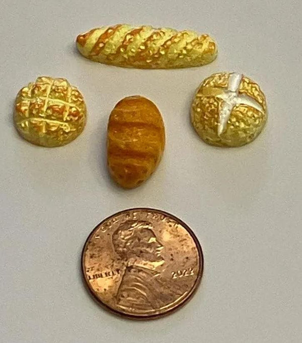 Set of 4 Miniature Loaves of Brea
