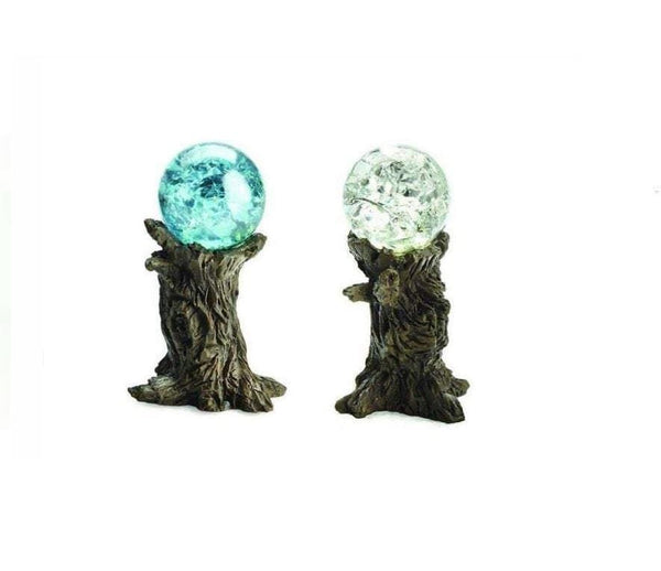 Choice of Blue or Clear Fairy Garden Gazing Ball