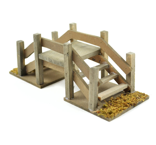 Garden Step Bridge. Wooden Bridge, Bridge with Steps, Walking Bridge, Fairy Bridge,