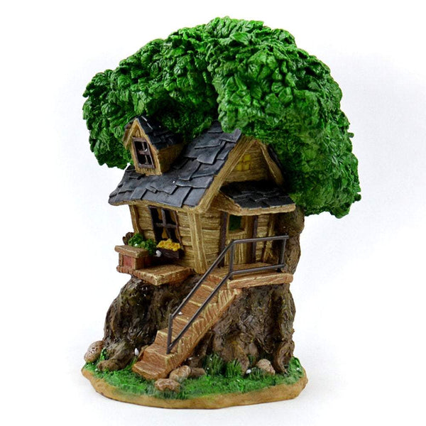 Fairy Garden Solar Tree House