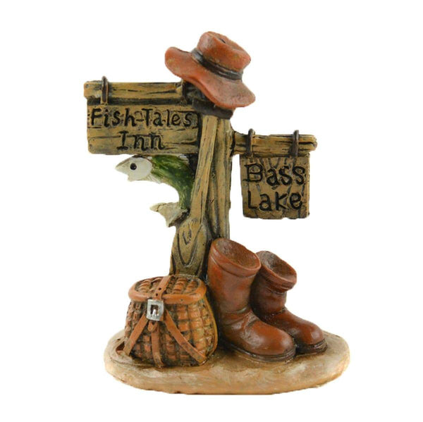 'Fish Tales Inn' Lake Sign