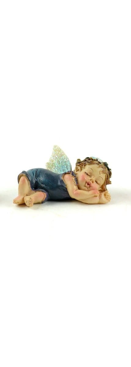 Sleeping Baby Fairy in Blue