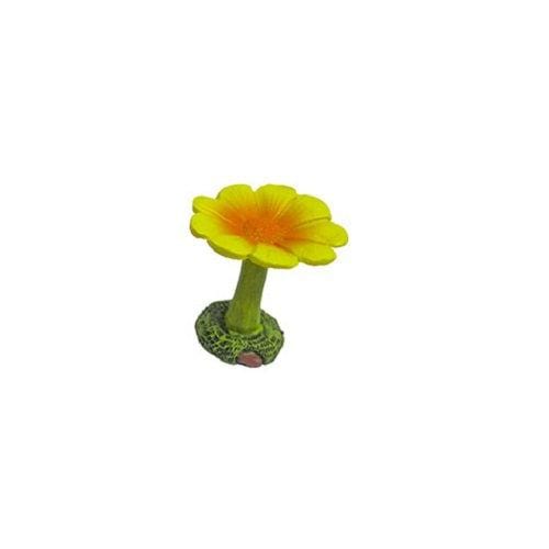 Yellow Flower Birdbath