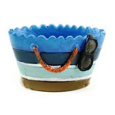 Blue Striped Beach Bag