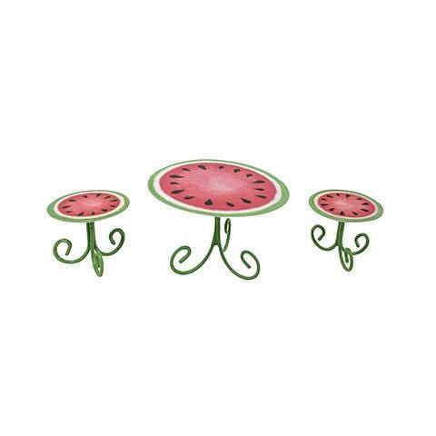 Outdoor Metal Watermelon Table Set
