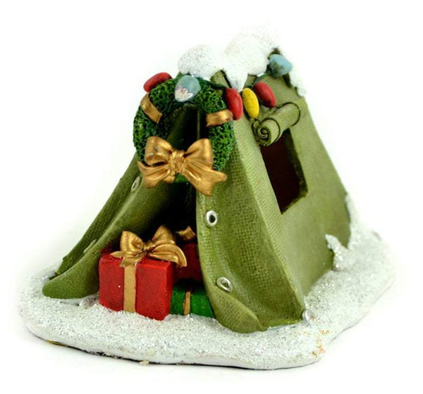 Christmas LED Tent, Holiday Camping Tent, Holiday Fairy Garden, Fairy Garden Outdoor Accessory