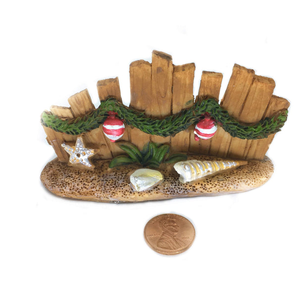 Miniature Christmas Beach Fence