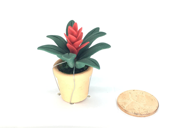 Dollhouse Miniature Sunflower or Bromeliad