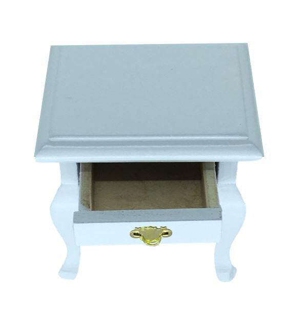Dollhouse White Queen Ann Table