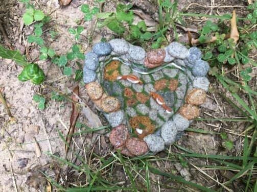 Miniature Stone Pond with Koi Fish, Terrarium Pond, Fairy Garden Water Feature