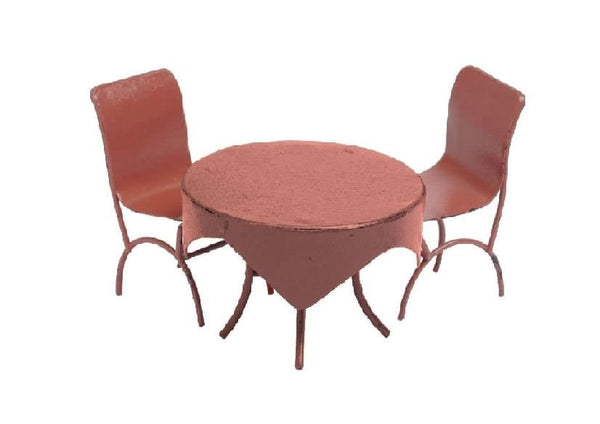 Choice of Red or Green Miniature Table and Chairs, Retro Table Set