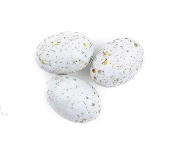 Brown Bird Nest with 2 Eggs and Feathers, Artificial Grass Nest, Create A Nest Kit