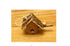 Miniature Wooden Birdhouse, Fairy Garden Birdhouse with Moss Roof