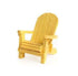 Miniature Yellow Adirondack Chair, Fairy Garden Beach/Lake Chair, Fairy Garden Accessory