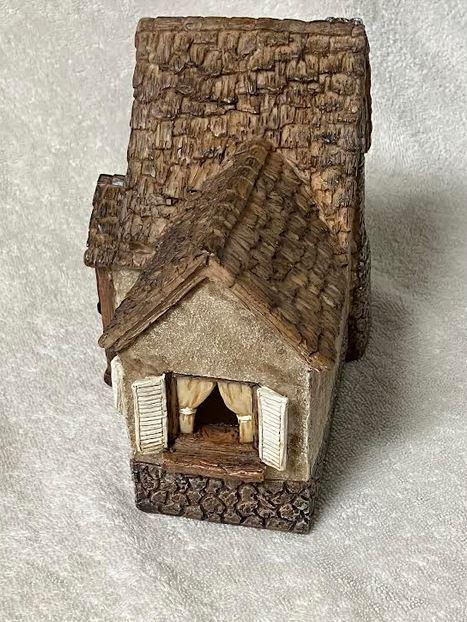 Miniature Tudor House, Fairy Garden House with Hinged Door, Forest House for Wee Folk, Birthday or Holiday Gift