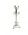 Miniature Metal Coat Rack, Standing Gold Tone Dollhouse Hallway Coat Hook