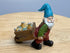 Fairy Garden Gnome with a Beer Cart, Beer Wagon Gnome