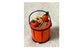 Miniature Orange Pail with Pumpkin and Carrots