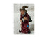 Miniature Halloween Witch Figurine Stirring a Cauldron