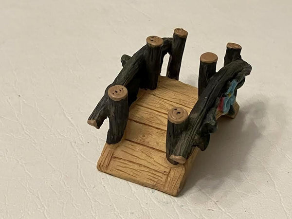 Miniature Bridge with Flowers