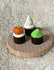 Dollhouse Miniature Fall Cupcakes on a Tray