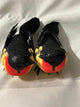 Pair of Black, Red & Yellow  Birds, 4.5" Birds