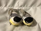 Pair of Gray, Yellow & Black Birds, 4.5" Birds