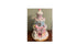 Tabletop Glittery Easter Bunny Tier Cake House LED Light Cupcake Top