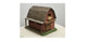 Red Barn with a Brown Roof  Fairy Miniature Barn