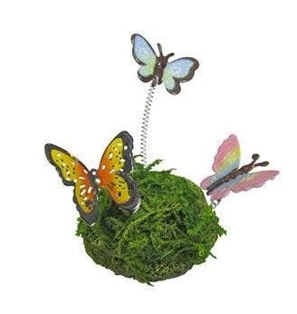 Butterfly and Moss Accent Figurine