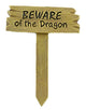 Beware of the Dragon Sign