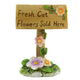 Fresh Cut Flowers Sold Here' Sign