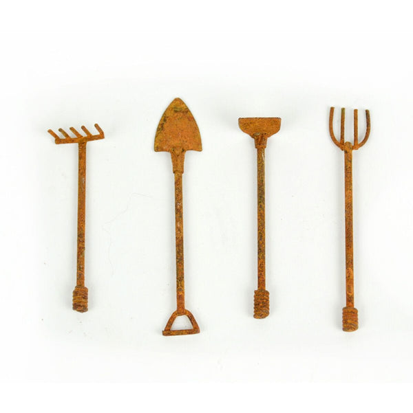 Miniature Rustic Garden Tools