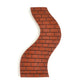 Curved Red Brick Path,