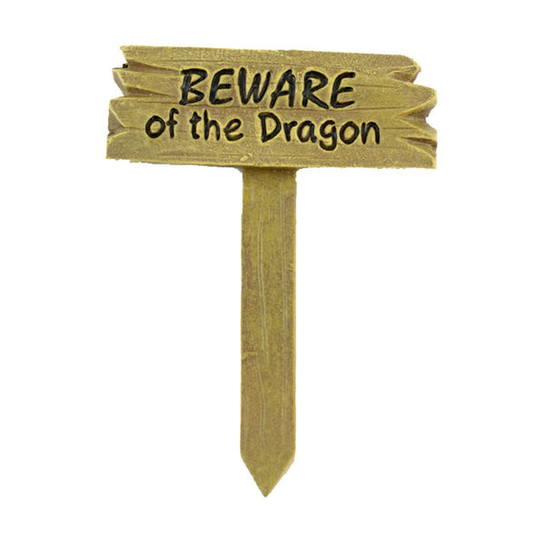 Beware of the Dragon Sign