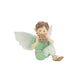 Green  Glitter Wing Fairy with Flute