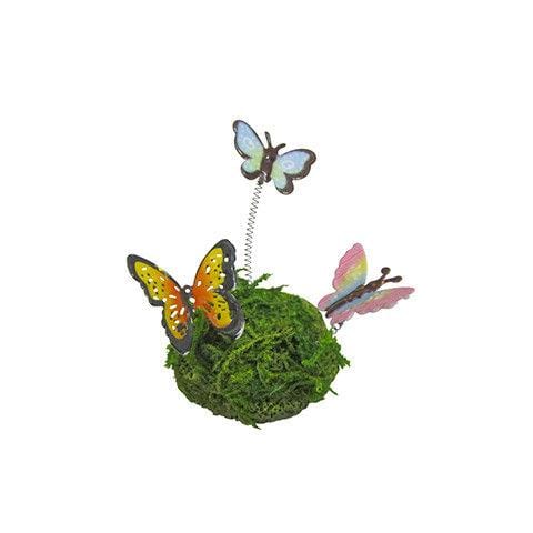 Butterfly and Moss Accent Figurine
