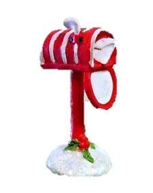 Red and White Holiday Mailbox