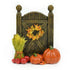 Fall Harvest Gate with Pumpkins