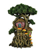 Mythical Fairy Garden Tree with a Face and 2 Tree Houses