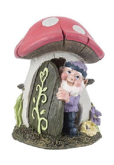 Fairy Garden Mushroom House with Gnome