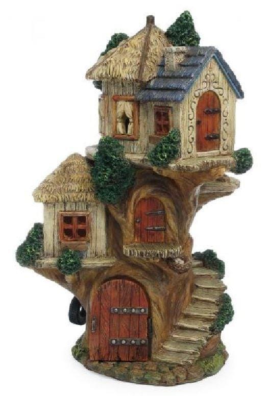 Triple Decker Tree House, 5 Door Tree House, Apartment House for Wee Folk