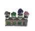 Miniature Resin Planter, Resin Flowers on a Box, 'HOME' Planter Box, Dollhouse Plants