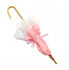 Miniature Pink Umbrella, Dollhouse Umbrella, Lacy Parasol