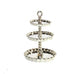 Dollhouse Miniature Metal 3 Tier Dessert Stand
