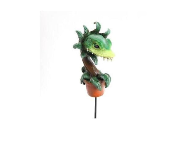 Fang, Plant Stake Monster, Miniature Dragon for Potted Plant, Terrarium Plant Stake, Whimsical Plant Creature